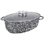 Plat � r�tir en c�ramique 38 cm avec couvercle klausberg kb - 7366