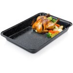 Plat � r�tir en granit, plaque � r�tir, four � g�teaux de viande, 47 cm