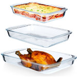 Plat en verre allant au four 1, 6 / 2, 2 / 3 l, 3 pi�ces.