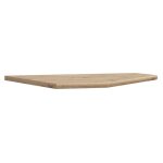 Meubletmoi - plateau angle 90 pour liaison bureaux dcor chne artisan - maria
