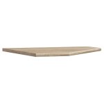 Meubletmoi - plateau angle 90 pour liaison bureaux dcor chne sonoma - maria