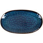 Plateau casper ovale bleu marine 24x40cm 874890