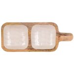 Plateau de d�coration en bois de style moderne, accessoire polyvalent pour la maison, id�al pour les ...