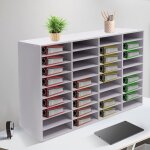 Gojoy - plateau  documents mdf plateau  lettres 36 compartiments organisateur de bureau plateau  lettres ...
