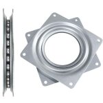 Plateau pivotant � roulement � billes carr� de 4 pouces avec rotation � 360 degr�s pour pr�sentoirs et ...