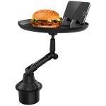 Plateau porte gobelet de voiture, plateau repas voiture pivotant � 360�, plateau voiture manger avec ...