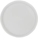 Plateau de pot de fleurs en c�ramique blanc de 25 cm de diam�tre ext�rieur adapt� aux bacs � fleurs d'int�rieu ...