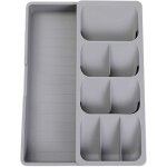 Plateau de rangement organisateur d'argenterie, organisateur extensible de couverts pour tiroir de cuisine ...