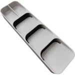 Alovez - plateau de rangement pour tiroir de cuisine, organiseur d'argenterie, contenant couverts, ustensiles, ...