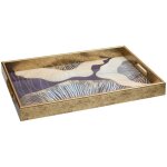 Plateau rectangulaire elya 43x30x4 cm - atmosphera cr�ateur d'int�rieur