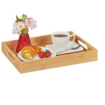 Plateau de service en bambou