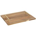 Plateau de service en bois  mina  40cm marron