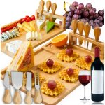 Plateau de service  fromages, plateau  collations, support  couteaux et  charcuterie