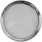 Plateau de service rond en acier 18 cm