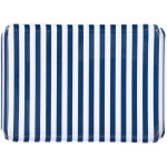 Plateau de service � th� vintage en bois avec couvercle et �vacuation pour bureau �l�gant