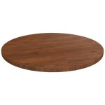 Plateau de table, dessus de table, table � manger rond marron fonc� �40x1, 5cm ch�ne massif trait� con169351 ...