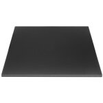 Plateau de table d'ext�rieur carr� noir mat 700 mm - bolero