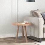 Plateau de table marron clair � 50 x 2. 5 cm ch�ne massif vidaxl