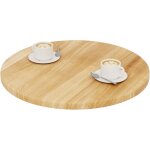 Plateau de table rond 60 cm en bois naturel pour table basse ronde ou de chevet Épaisseur : 28 mm couleur ... Plateau de table rond 60 cm en bois naturel pour table basse ronde ou de chevet Épaisseur : 28 mm couleur ...