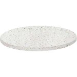 Plateau de table rond en mlamin 60 cm terrazzo