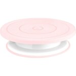Plateau tournant pour dcoration de gteaux, support  gteaux rotatif antidrapant pour la dcoration ...
