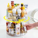 Plateau tournant epices rotatif, lazy organizer de rangement cuisine d'tagre de placard support de ...