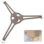 Plateau trpied universel pour micro - ondes, plateau de support pivotant pour micro - ondes, support ...