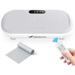 Plateforme vibrante, 10 vitesses, 11 programmes, led, bluetooth, tlcommande, silencieuse, capacit ...