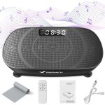 Plateforme vibrante noir avec tlcommande, la mise en forme des muscles, contrle automatique de la ...