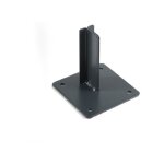 Platine pour poteau de clôture multifonction larko - coloris - gris anthracite ral 7016, largeur - 15 ... Platine pour poteau de clôture multifonction larko - coloris - gris anthracite ral 7016, largeur - 15 ...