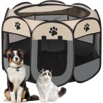 Pliable cage pour chien enclos lapin cage chat, portable parc pour chien enclos chat parc chien parc ...