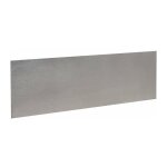 Duval - plinthe de bas de porte plate inox satin 930x250 adhsif