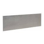 Duval - plinthe de bas de porte plate inox satin 930x250 perce fraise