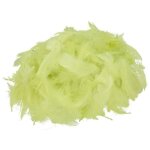 Plumes d�coratives de 8 � 10 cm, env. 300 plumes, 20 g - vert clair