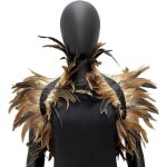 Plume haussement d'paules, plume col chle charpe plume col chle femmes plumes harnais en pour chle ...