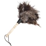 Plumeau poussiere, plume d'autruche plumeau rutilisable dpoussirage poigne en bois longuer de 34 ...