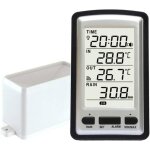 Pluviomtre lectronique, pluviomtre portable sans fil, pluviomtre numrique radiocommand de haute ...