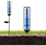 Pluviom�tre pour ext�rieur avec �clairage, pluviom�tre pour jardin r�sistant au gel, pluviom�tre ext�rieur ...