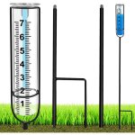 Pluviomtre pour extrieur, tanche au gel, pluviomtre pour mesurer la pluie, pluviomtre en hauteur ...