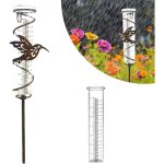 Pluviomtre de jardin en verre - pluviomtre en mtal - avec chelle claire - pour jardin, pelouse, terrasse(2 ...