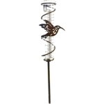 Pluviom�tre en spirale pour colibri, outil de mesure en verre pour l'ext�rieur, piquet de jardin pour ...