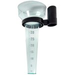 Pluviom�tre transparent avec support 35 mm / m� - 24. 5 x 8. 4 cm - jauge de pluie pour jardin avec grand ...