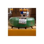 Gaine prfile 20mm coaxiale tv verte 100m pm flex