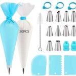 Poche a douille patisserie 40 pcs, douille patisserie, kit patisserie, accessoire patisserie, ustensiles ...