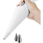 Poche � douille en silicone avec embouts pour d�coration de g�teaux