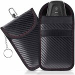 Pochette �tui anti rfid pour cl� de voiture, jeu de 2, protection antivol et anti - piratage pour t�l�commande ...