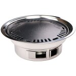 Po�le � barbecue ronde antiadh�sive cor�enne, pierre m�dicale pour grillades int�rieures et ext�rieures, ...