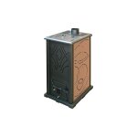 Pole  biomasse granul - marc d'olive modle eco nova 10 kw. fonctionne sans lumire. couleur bordeaux ...