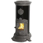 310107000033 - pole  bois petit godin 7, 5 kw gris metallise godin - 310107grismetal