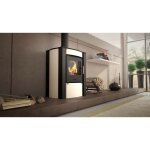 Azura home design - po�le � bois amos 9 kw en plusieurs couleurs - couleur: blanc